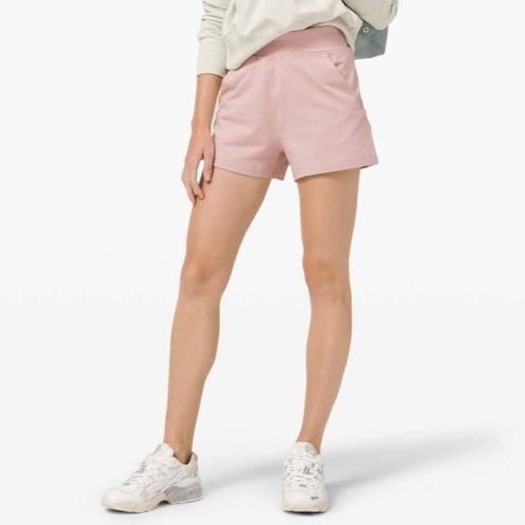 lululemon athletica Pants - Lululemon LA Sweat Short Mink Berry size 10